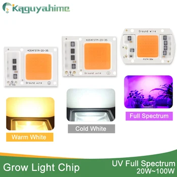 Kaguyahime LED Rásť Svetlo Čip COB/UV celé Spektrum/Teplá/Studená Biela AC 220V 240V 20W 30W 50W 100W Kvet Pre Rast Rastlín