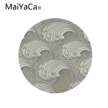 MaiYaCa Vintage Pohode Japonský morskou DIY Design Pattern Hra mousepad Vlastný Dizajn Počítač Herné Kolo Myši, podložky