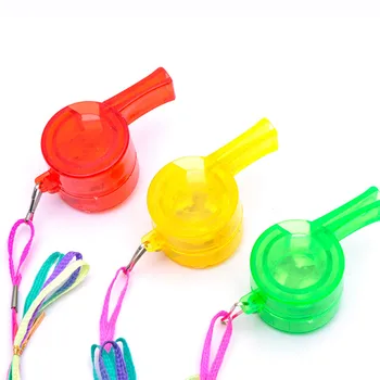 Hiinst LED Hračky 1PCS rozsvieti Plastové Farebné Blikajúce Whistle Farebné Zábava V Tme Rave Party sa rozsvieti DropShipping