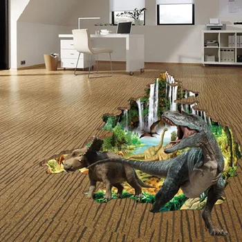 3D Dinosaura Samolepky na Stenu Obtlačky Pre Deti Izby Umenie Pre Baby Detská Izba Domáce Dekorácie Deti Cartoon Plagát Vianočný Darček