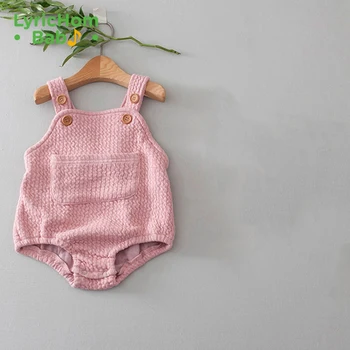 LyricHom Dieťa 2021 Nové Bavlna Dieťa Remienky bez Rukávov Novorodenca Deti Unisex Kombinézach Oblečenie na Jar detské Oblečenie