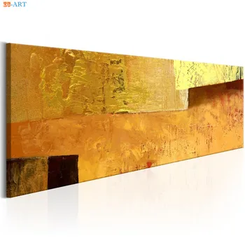 Zlatá Tlač Abstraktnej Maľbe Plagáty a Vytlačí Maliarske Plátno Veľké Steny Umeleckých obrazov na Stenu pre Obývacia Izba Dekoratívne