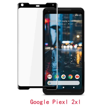 3D Zakrivené Tvrdeného Skla Pre Google Pixel 2 2XL 3 3XL Úplné Pokrytie Screen Protector Pre Google Pixel 2 3 XL Ochranný Film Sklo