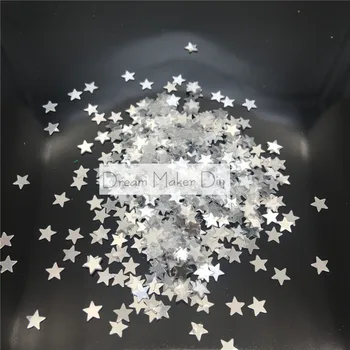 50g (5000pcs 4 mm Krásne Hviezdy Crystle Farba PVC voľné Flitrami Paillettes pre Nail Art, manikúra/šitie/svadobné dekorácie konfetami