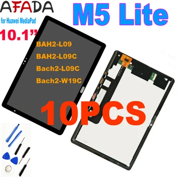 10PCS pre Huawei MediaPad M5 Lite LTE 10 BAH2-L09 BAH2-L09C Bach2-L09C Bach2-W19C Lcd Displej Dotykový Displej Digitalizátorom. Montáž