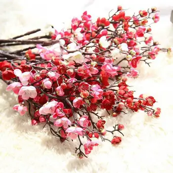 Umelé Kvety Hodvábne Svadobné Dekorácie Falošné Eustoma Vianočné Winterswe Rastlín Succulents Orientálna cherry Umelé Kvety