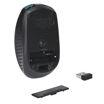 2.4 GHz Wireless Mouse 6D 2000DPI Vysoko Kvalitné Čierna Modrá Optická Herná Myš, USB Prijímač Pro Hráč Pre PC, Notebook Ploche L0301