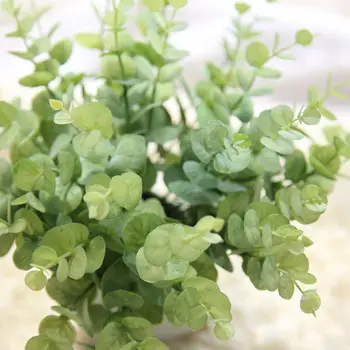 Umelé Rastliny Ozdobné Listy Eukalyptu z Eukalyptu Domov Stôl Dekorácie Bonsai Kvety Príslušenstvo
