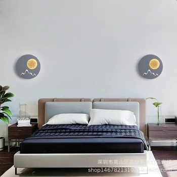 2020 nové nástenné svietidlo LED spálňa nočná lampa moderné tvorivé osobnosti Nordic obývacia izba špeciálne osvetlenie