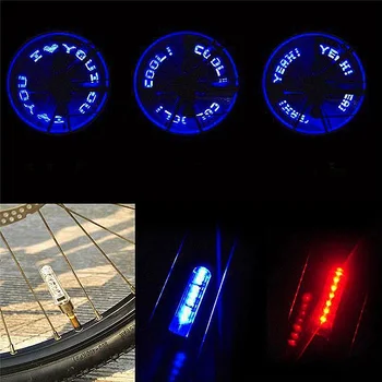 Život-kvalitné Nepremokavé Double-snímanie obojstranné Horský Bicykel LED List Tryska Lampa Cyklistické Hovoril Kolesa Lampy Príslušenstvo