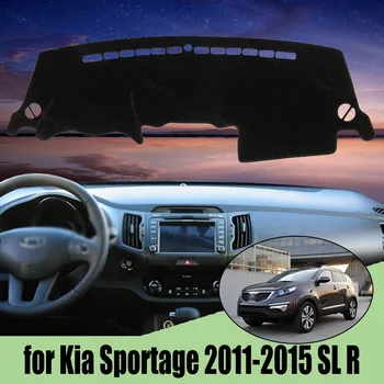 Auto Vnútorné Panel Kryt Capet Cape pre Kia Sportage 2011-SL R Dashmat Slnečník Pad Kryt Dash Mat
