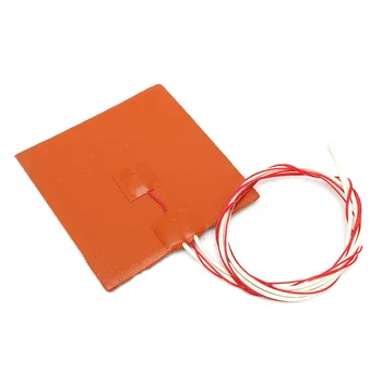 Orange Kúrenie Pad Pre 3D tlačiarne teplo posteľ Príslušenstvo 12*12 cm 120W 12V Silikónové gumy Ohrievača