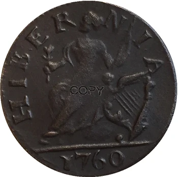 1760 USA koloniálnej otázky mince kópia