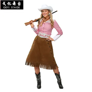Cowgirls Cosplay Kostým Pre Ženy Západnej Púšti Policewomen Kostým, Oblek Halloween Kostýmy Pre Dospelých Dievča Karnevalové Oblečenie