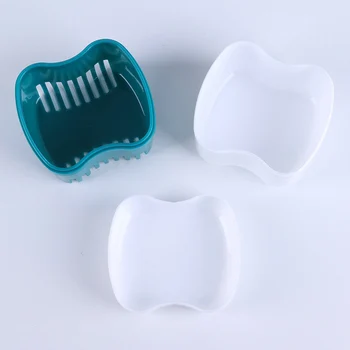 Protézy Vaňa Prípade Visí Čistej Nádoby Držiak Falošné Zuby Úložný Box Protézy Pohár pre Cestovanie