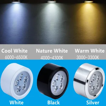 Povrchovú montáž LED Svietidlá 3W LED Stropné Bodové Svetlo Kuchyne, Kúpeľne, LED Svietidlá Lampa AC220-240V