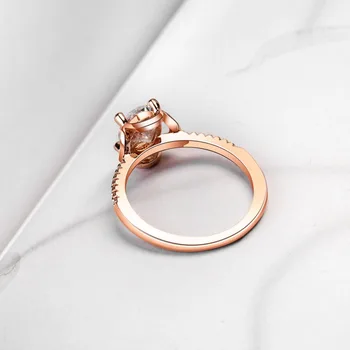 Viennois Trendy Rose Gold Plated Veľkosť Prstene pre Ženy Zirkón Prst Prstene Pre Ženy Módne Šperky