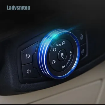 Ladysmtop Auto styling Svetlometu nastavenie Gombíka Prípade pre Ford Everest Ranger Escort Mustang Mondeo Focus 3 4 Kuga Okraji Býk