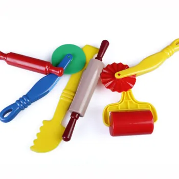 Farba Hrať Cesto Model Nástroj Kreatívne Hračky 3D Plastelíny Nástroje Playdough Nastaviť, Hlinené Formy Deluxe Set, Vzdelávanie a Vzdelávanie Hračky
