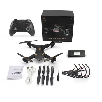 XS809s Skladacia Drone RC Selfie Drone s 2.0 MP, Wifi FPV Fotoaparát G-senzor v Režime & Jedným z Kľúčových Vrátiť Režim RC Quadcopter Drone