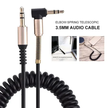 Nový 3.5 mm M AUX Audio Kábel v tvare L Pravý Uhol Kábel pre Autorádia pre Slúchadlá, 3.5 mm Jack Samec samec Stereo AUX Kábel