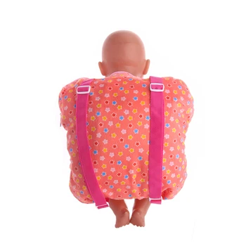 Rozmanité Bábika Packpack Veľká Cestovná taška Na 18-palcové Bábika&43 cm Baby Doll，Môže mať Rôzne Bábiky Accessorie Najlepší Darček Pre Deti