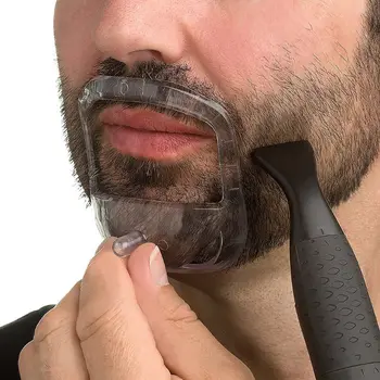 5 ks/Set Hairbrush Symetrické Rez Salon Fúzy Stylovanie Brady Šablóny Holenie Holenie Starajú Nástroj