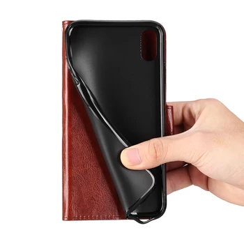 Luxusné flip mobilný telefón taška pre iphone x 5.8