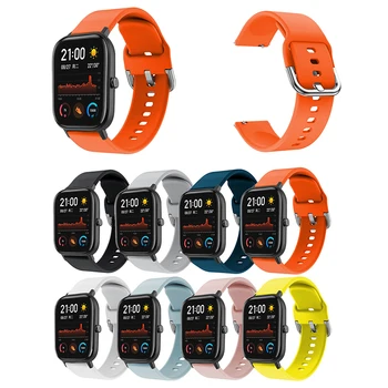 Silikónové Watchband Popruh Pre Xiao Huami Amazfit GTS 20 mm Smartwatch Band Náramok Sport Nahradenie Náramok