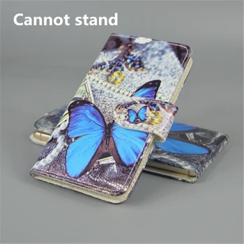 Nový Butterfly Kvet Vlajka Designer Wallet Flip Pre LG L65 D285 D280 L70 D320 D325 ,s 2 Držiteľa Karty a vrecko slot
