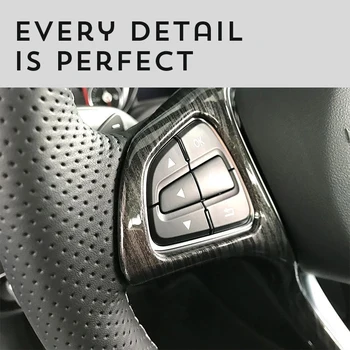 Upravený ABS volant tlačidlo výbava nálepky rám, kryt dekorácie, doplnky pre Mercedes Bezn W205 W213 Vito W447 GLA GLC