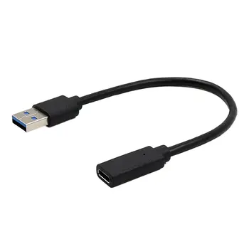 0.2 Metrov USB 3.1 Typ C Samica Na USB 3.0 Port Male Kábel Adaptéra USB-C Typu-Konektor Converter Pre Macbook