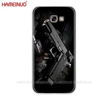Pekné Zbrane Pušky Zbrane Sniper pištole bullet prípade mobilného telefónu kryt pre Samsung Galaxy A3 A310 A5 A510 A7 A8 A9 2016 2017 2018