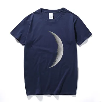 Mesiac T Tričko The Dark Side of the Moon Lunar Eclipse Letné Módy Tee Tričko Homme Bavlna Krátky Rukáv T-shirt Topy Tričko Mužov