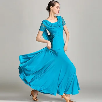 Lacné sála šaty sála valčík šaty pre spoločenský tanec oblečenie valčík šaty foxtrot tanečné šaty moderné tanečné kostýmy