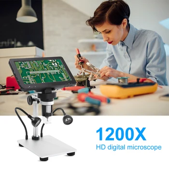 Mobilný Telefón Opravy zväčšovacie sklo 1200X Spájkovanie Mikroskopické Pozorovania Opravy Prenosných Mikroskopom Šperky Identifikácia
