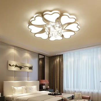 Moderné led panel svetlo kovaného železa strop Stropné Lampy, Svietidlá, obývacia izba, spálňa domáce dekorácie osvetlenie svetlo