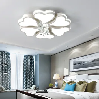Moderné led panel svetlo kovaného železa strop Stropné Lampy, Svietidlá, obývacia izba, spálňa domáce dekorácie osvetlenie svetlo