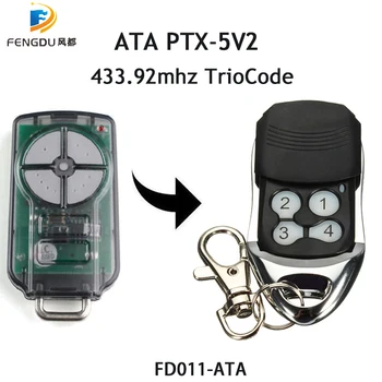 433mhz Univerzálne diaľkové ovládanie ATA PTX4 Securacode brány, garážové dvere na diaľkové ovládanie PTX-4 výmena