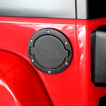 1 Ks Univerzálny Hliníkovej Zliatiny ABS Auto Auto Plynu Palivovej Nádrže Kryt Spp na Jeep Wrangler JK 07-18 Auto Plynu Spp Príslušenstvo