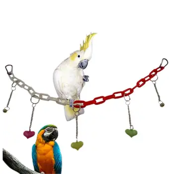Papagáj Swing Ostriež Srdce Pet Visí Swing Papagáj Visí Ostriež Vták Dodávky Zvony Hračky Závesné Hojdačky Klietky клетка для птиц