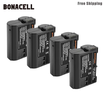 Bonacell 2800mAh EN-EL15 ENEL15 SK EL15 Fotoaparát Batéria Pre Nikon DSLR D600 D610 D800 D800E D810 D7000 D7100 D7200 L50