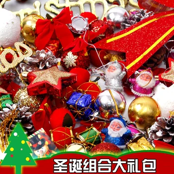 Nastaviť jedlo Vianočné Ozdoby na Vianočný Stromček a Príslušenstvo Vianočné Malý Prívesok Ozdoby Duo Taška Zmes Package Prívesok