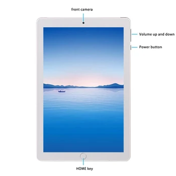 T550 10-Palcový Tablet, Rozlíšenie 800 x 1280 Dual Card Duálny Pohotovostnom režime 4G Bluetooth Hovor Tablet 2GB + 32GB