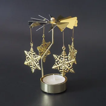 Zlatý Kovový svietnik Jednoduché Rotačné Tvorivé Romantickú Večeru pri sviečkach Držiteľ Nordic Candelabros Domáce Dekorácie DF50ZT