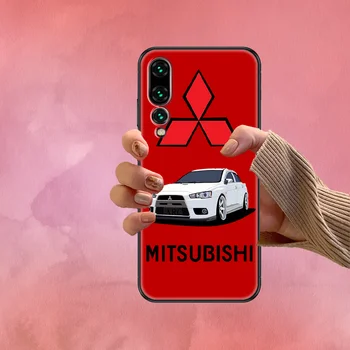 Soprt Auto M-Mitsubishi Telefón puzdro Na Huawei Mate S P10 P20 P30 P40 10 20 Inteligentné Z Pro Lite 2019 black fashion kryt trend Etui
