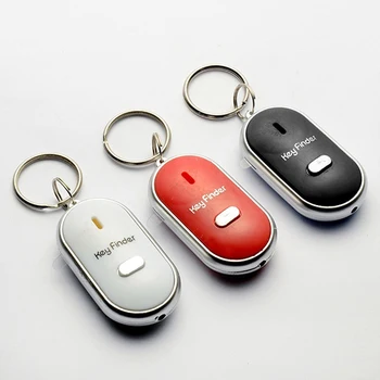 Nový Príchod Whistle Key Finder Blikajúce Pípanie Diaľkové Stratil Keyfinder Locator Keyring