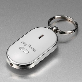 Nový Príchod Whistle Key Finder Blikajúce Pípanie Diaľkové Stratil Keyfinder Locator Keyring