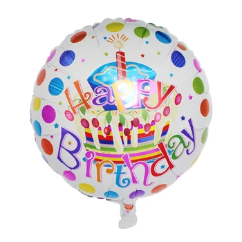 Narodeninové Sviečky Tortové Balóny happy birthday hliníkové balóny s závesné otvory ozdobná šnúrka na uniforme narodeniny balón party dekorácie