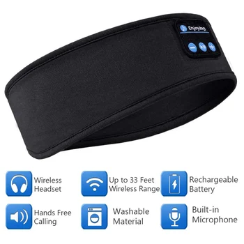 Bezdrôtový Bluetooth 5.0 Hlavový Most Spánku Slúchadlá Bezdrôtové Turban Headset Šport, Hudba Vedúci Kapely Spanie Hlavu Nosenie Slúchadiel